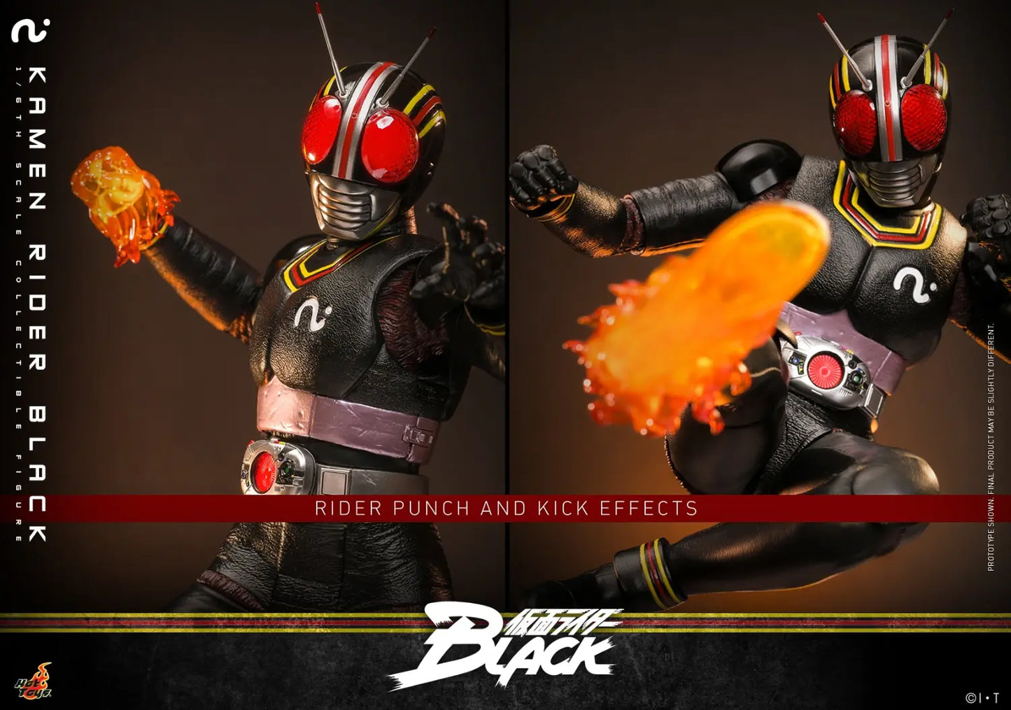 Kamen Rider Hot Toys Kamen Rider Black TMS158 Licensed Action Figure
