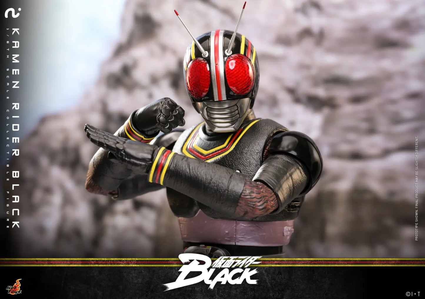 Kamen Rider Hot Toys Kamen Rider Black TMS158 Licensed Action Figure