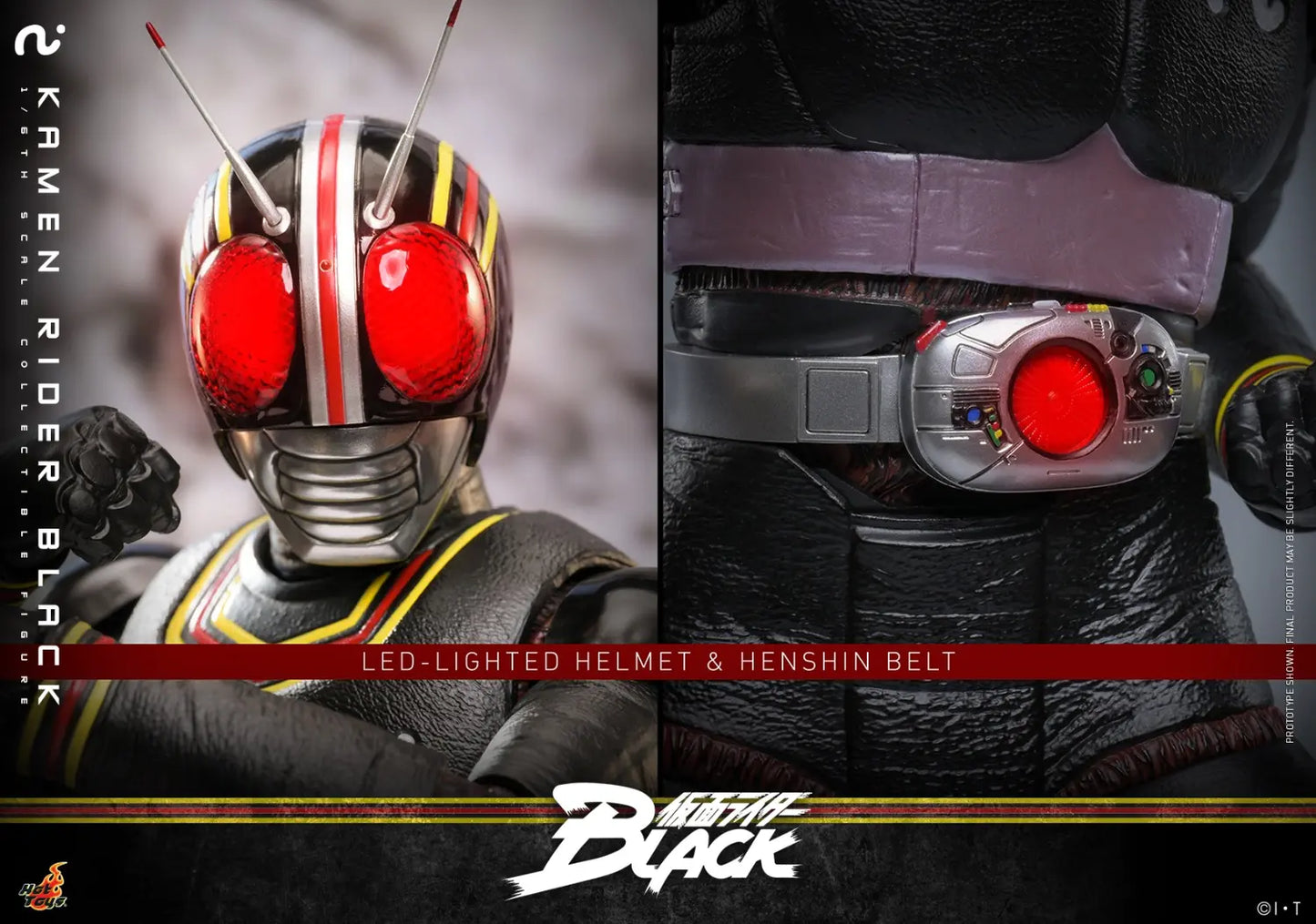 Kamen Rider Hot Toys Kamen Rider Black TMS158 Licensed Action Figure