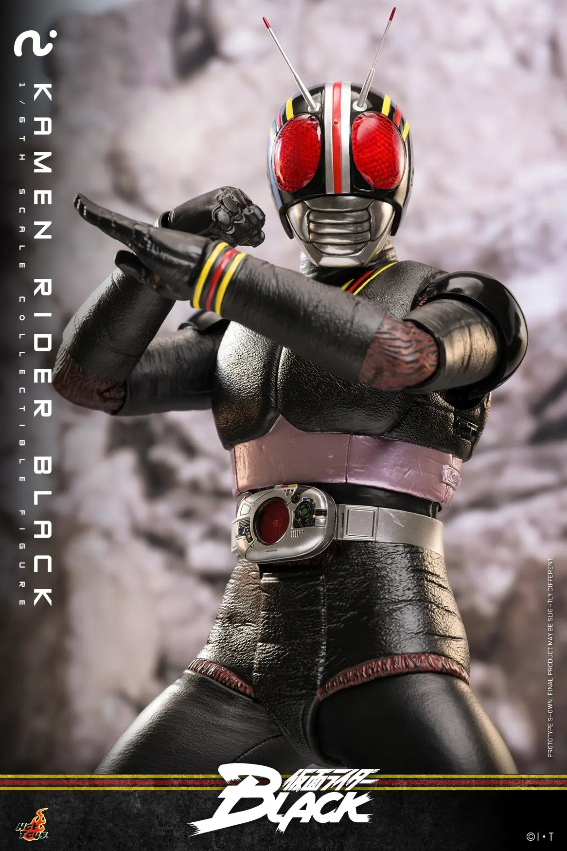 Kamen Rider Hot Toys Kamen Rider Black TMS158 Licensed Action Figure