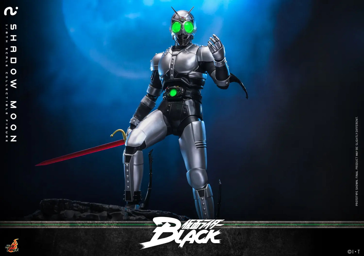 Kamen Rider Hot Toys Kamen Rider Shadow Moon TMS159 Licensed Action Figure