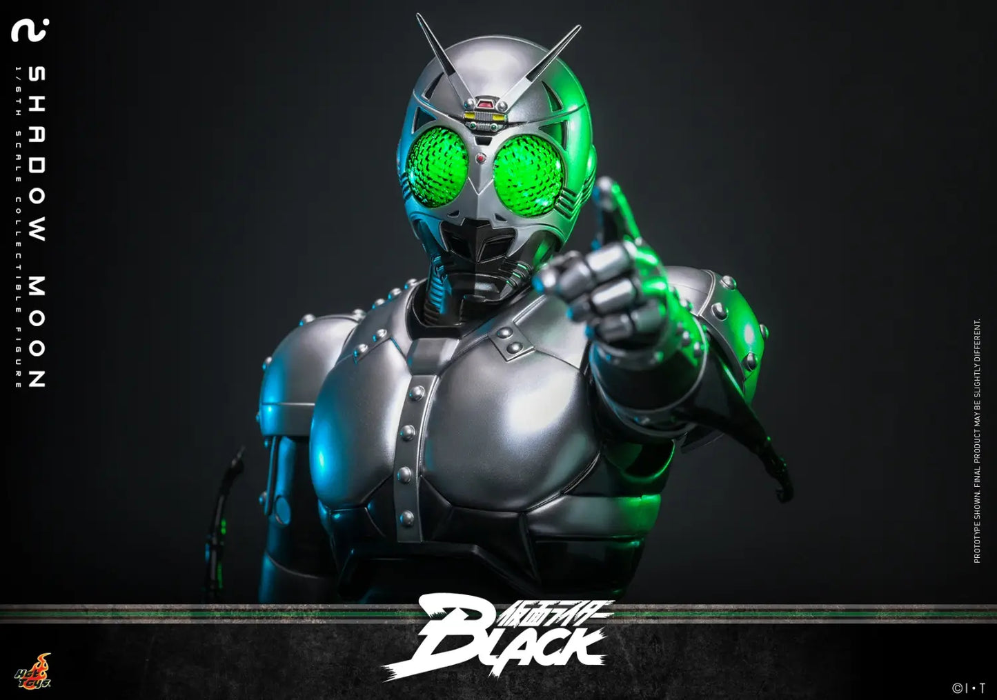 Kamen Rider Hot Toys Kamen Rider Shadow Moon TMS159 Licensed Action Figure