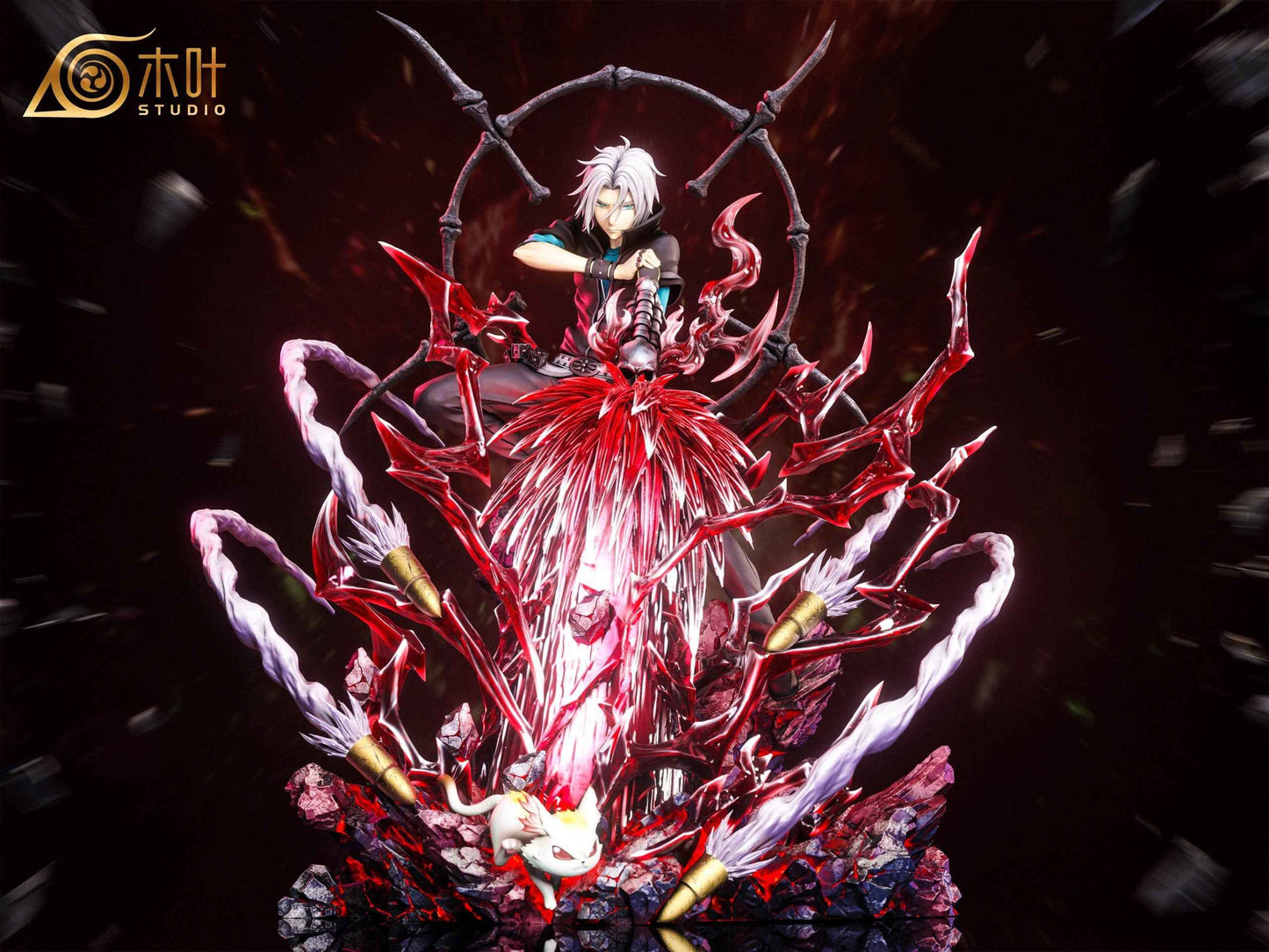 Katekyo Hitman Reborn Konoha Studio Hayato Gokudera Resin Statue