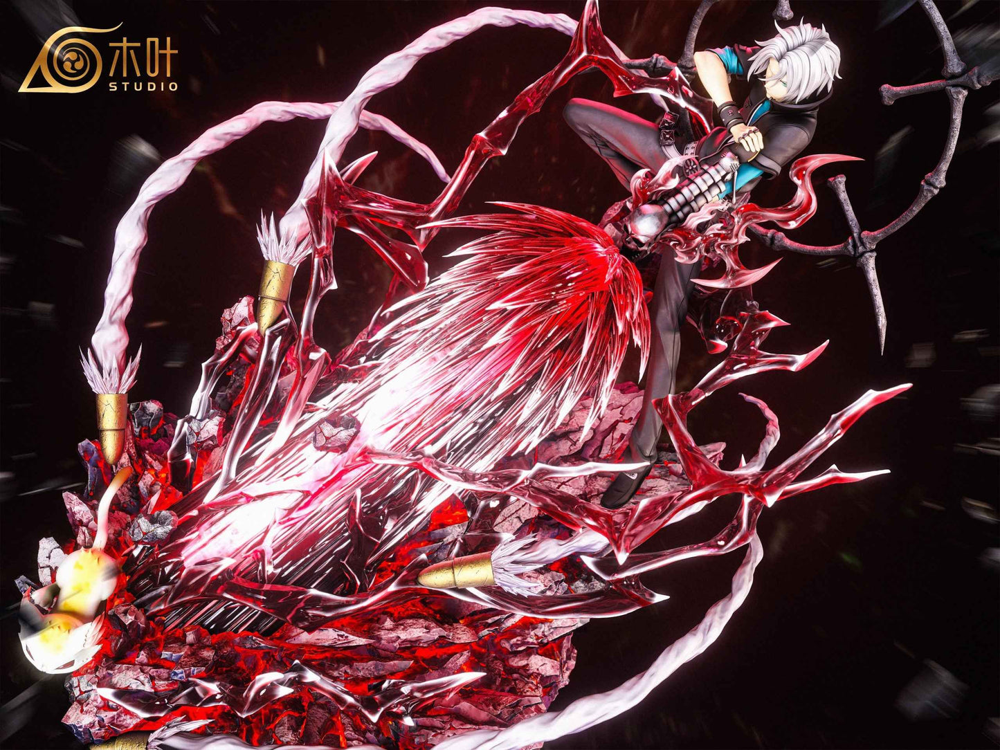 Katekyo Hitman Reborn Konoha Studio Hayato Gokudera Resin Statue