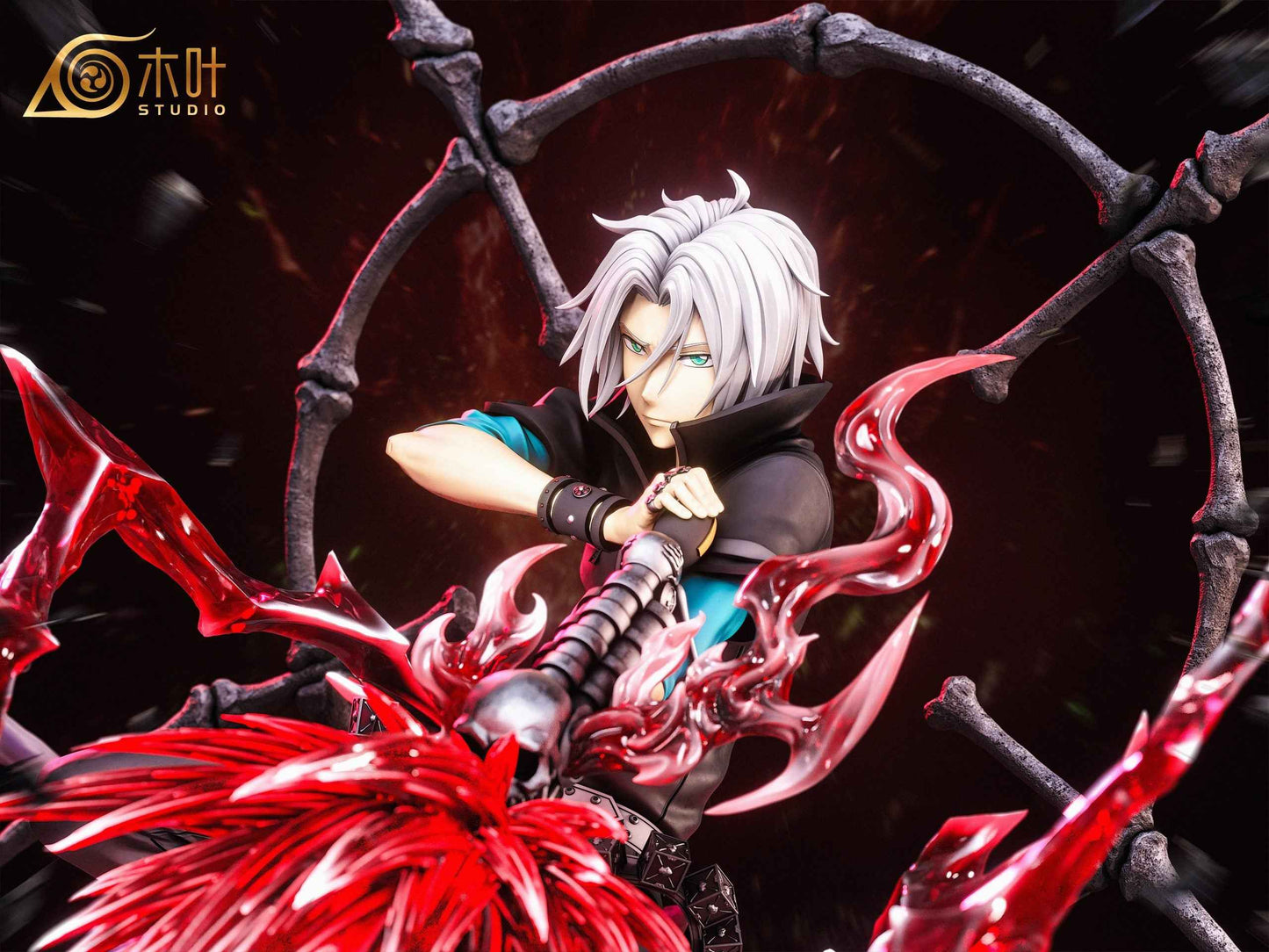 Katekyo Hitman Reborn Konoha Studio Hayato Gokudera Resin Statue