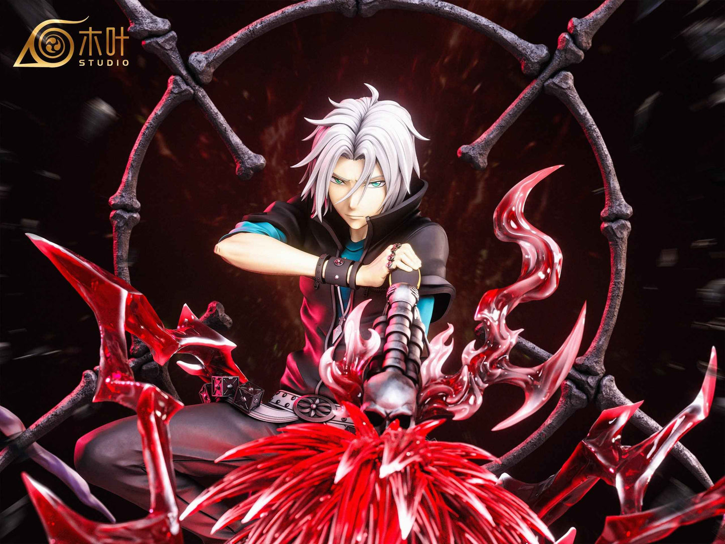 Katekyo Hitman Reborn Konoha Studio Hayato Gokudera Resin Statue