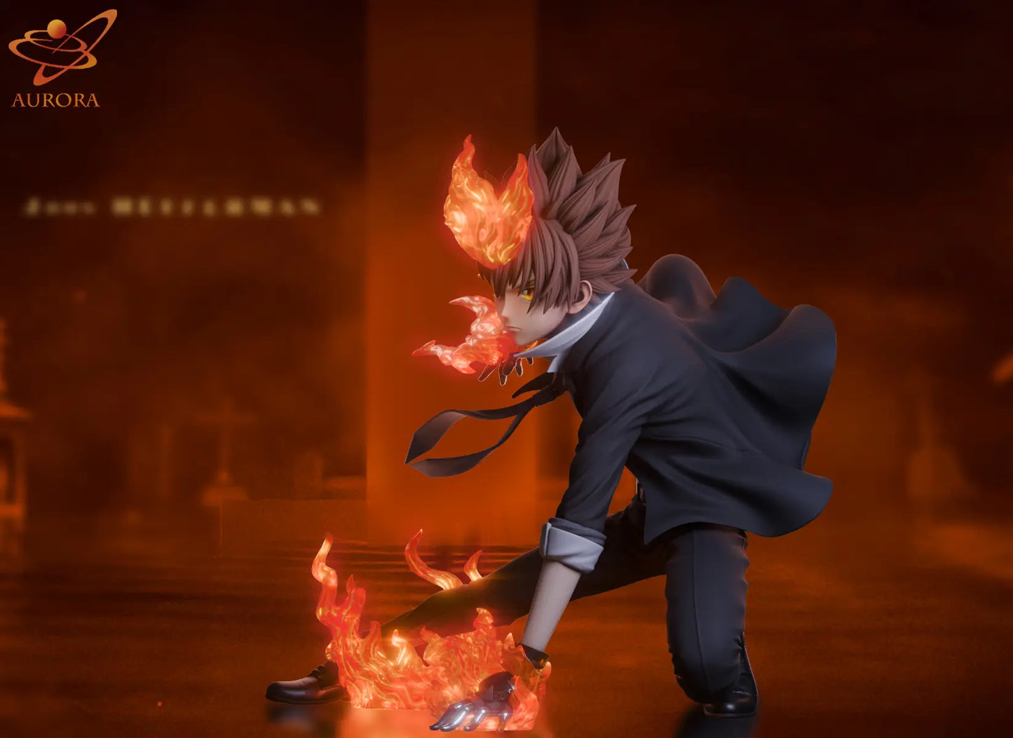 Katekyo Hitman Reborn Aurora Studio Tsunayoshi Sawada Resin Statue