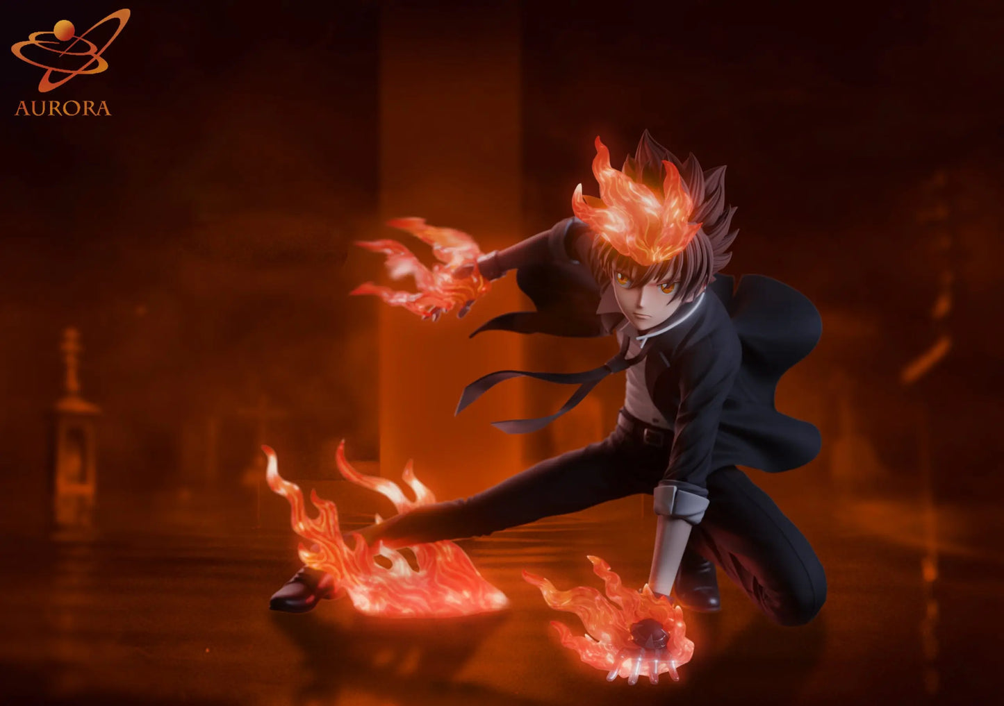 Katekyo Hitman Reborn Aurora Studio Tsunayoshi Sawada Resin Statue