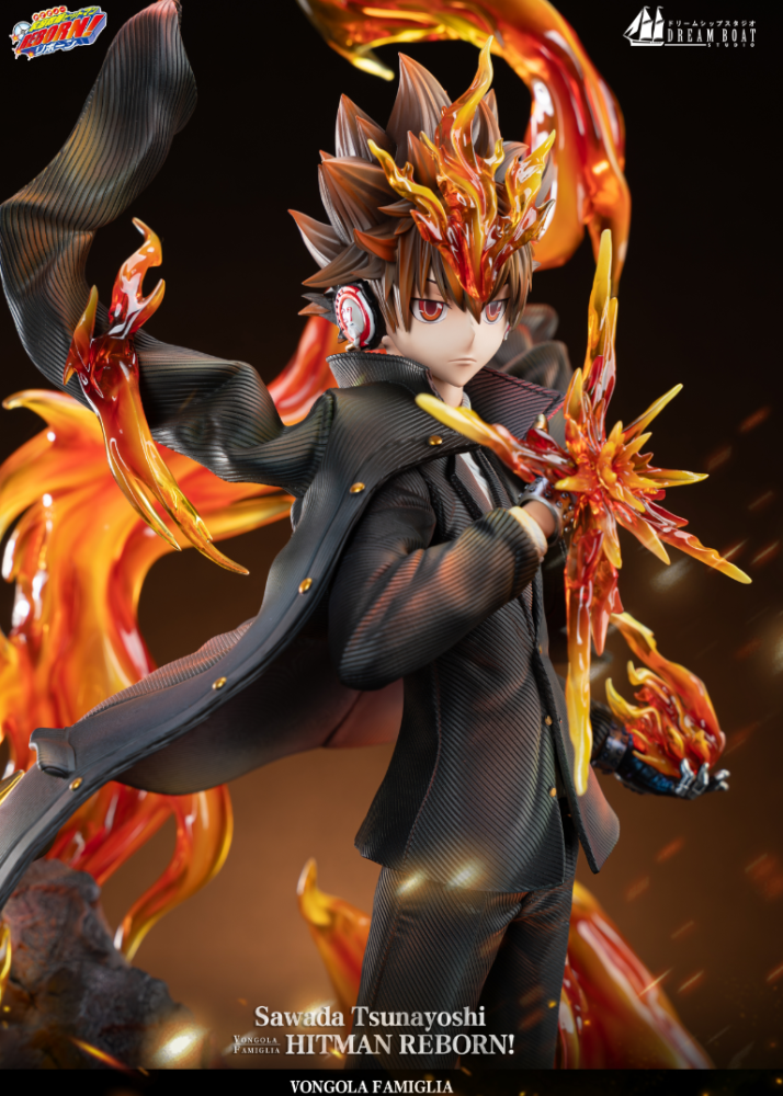 Katekyo Hitman Reborn Dream Boat Studio Sawada Tsunayoshi Resin Statue
