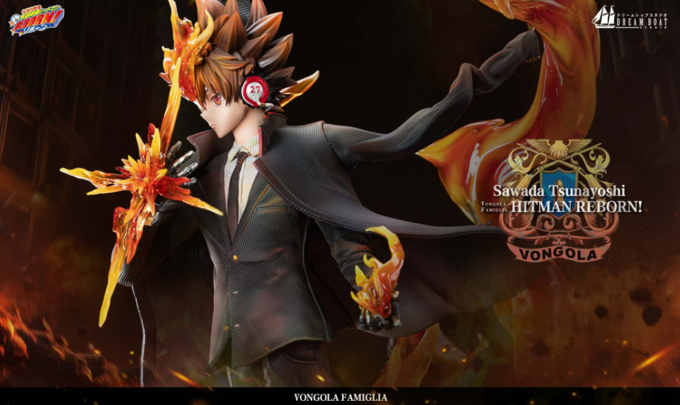 Katekyo Hitman Reborn Dream Boat Studio Sawada Tsunayoshi Resin Statue