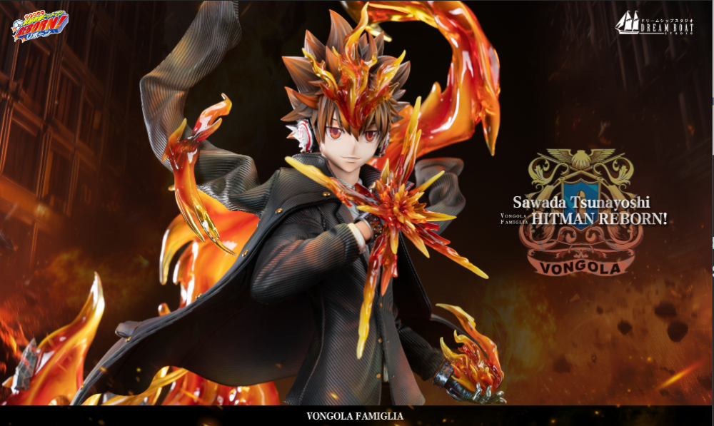 Katekyo Hitman Reborn Dream Boat Studio Sawada Tsunayoshi Resin Statue