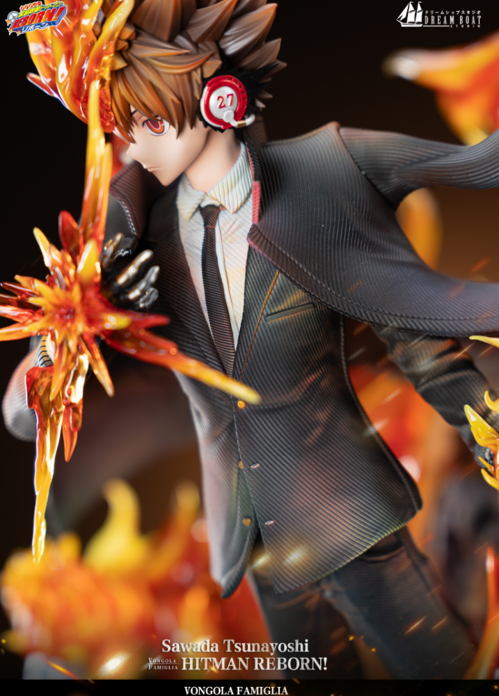 Katekyo Hitman Reborn Dream Boat Studio Sawada Tsunayoshi Resin Statue