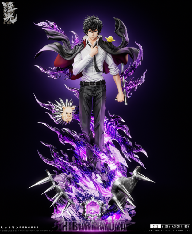 Katekyo Hitman Reborn Floating Light Studio Kyoya Hibari 1/6 Resin Statue
