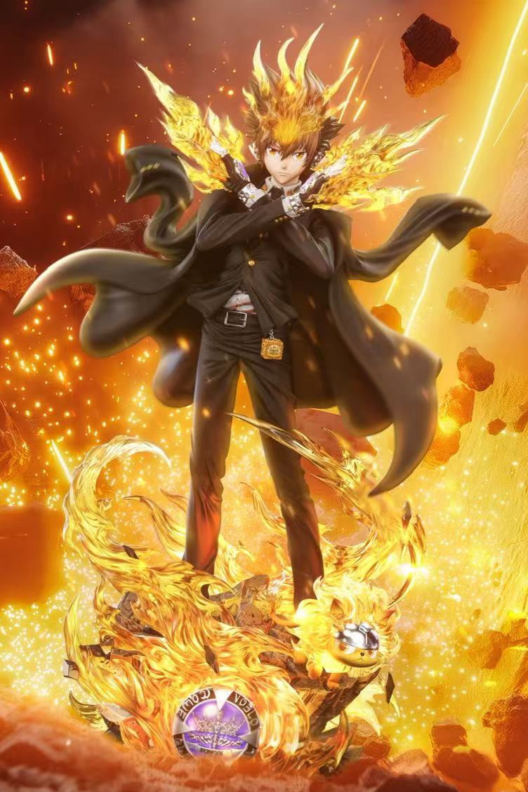 Katekyo Hitman Reborn Floating Light Studio Tsunayoshi Sawada Resin Statue