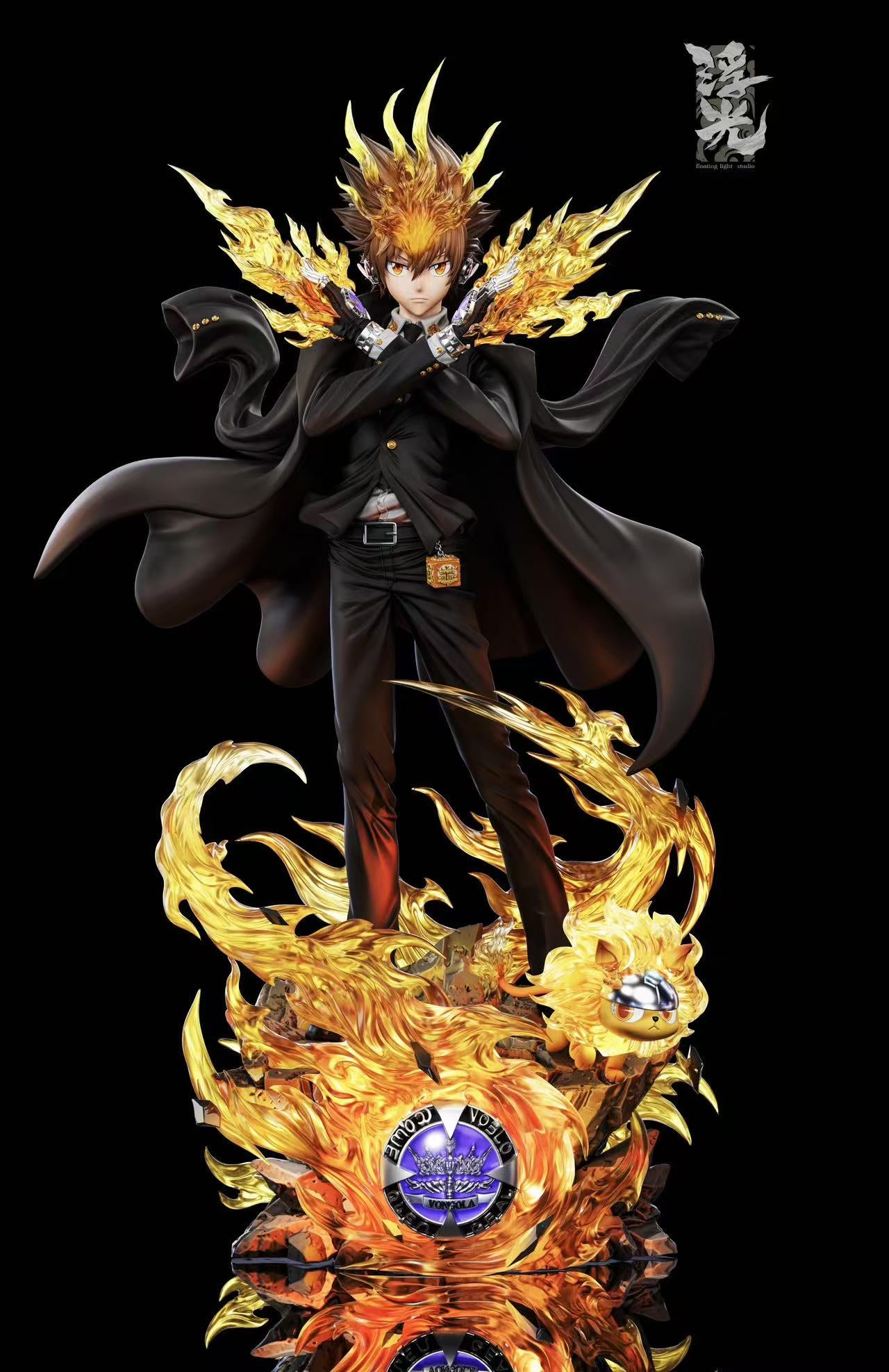 Katekyo Hitman Reborn Floating Light Studio Tsunayoshi Sawada Resin Statue