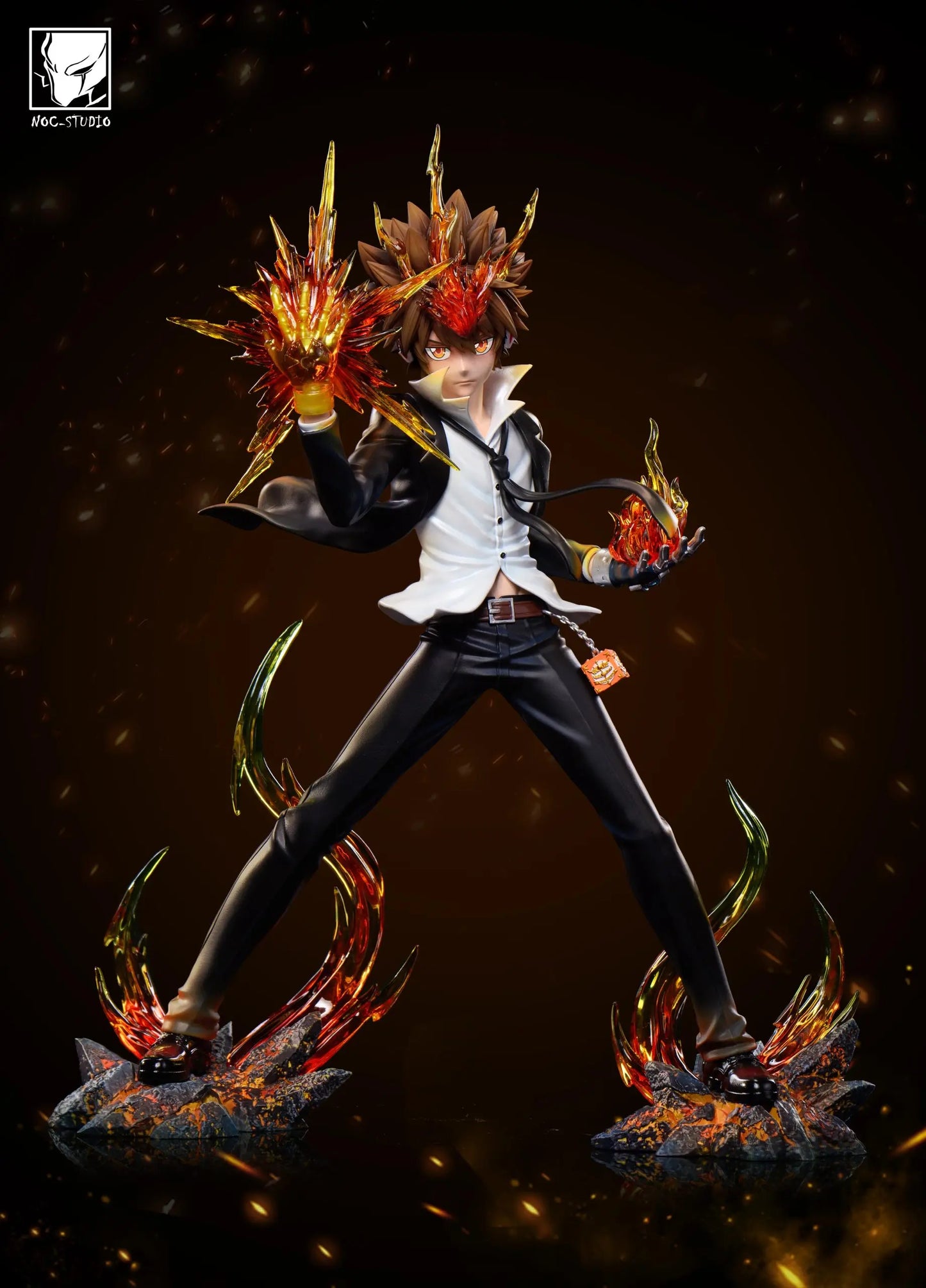 Katekyo Hitman Reborn Noc Studio Tsunayoshi Sawada Resin Statue