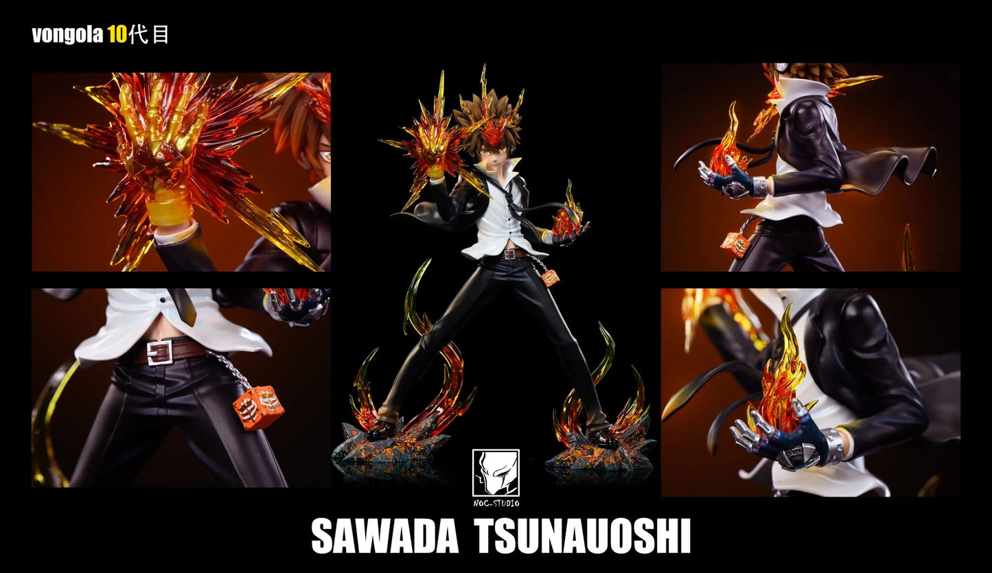 Katekyo Hitman Reborn Noc Studio Tsunayoshi Sawada Resin Statue