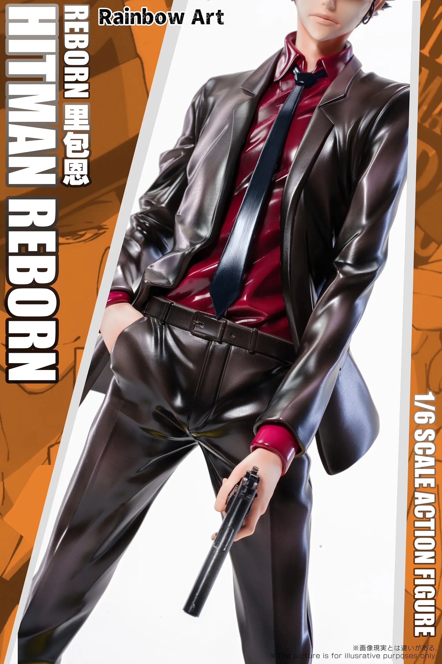 Katekyo Hitman Reborn Rainbow Art Studio Arcobaleno Series Reborn Resin Statue