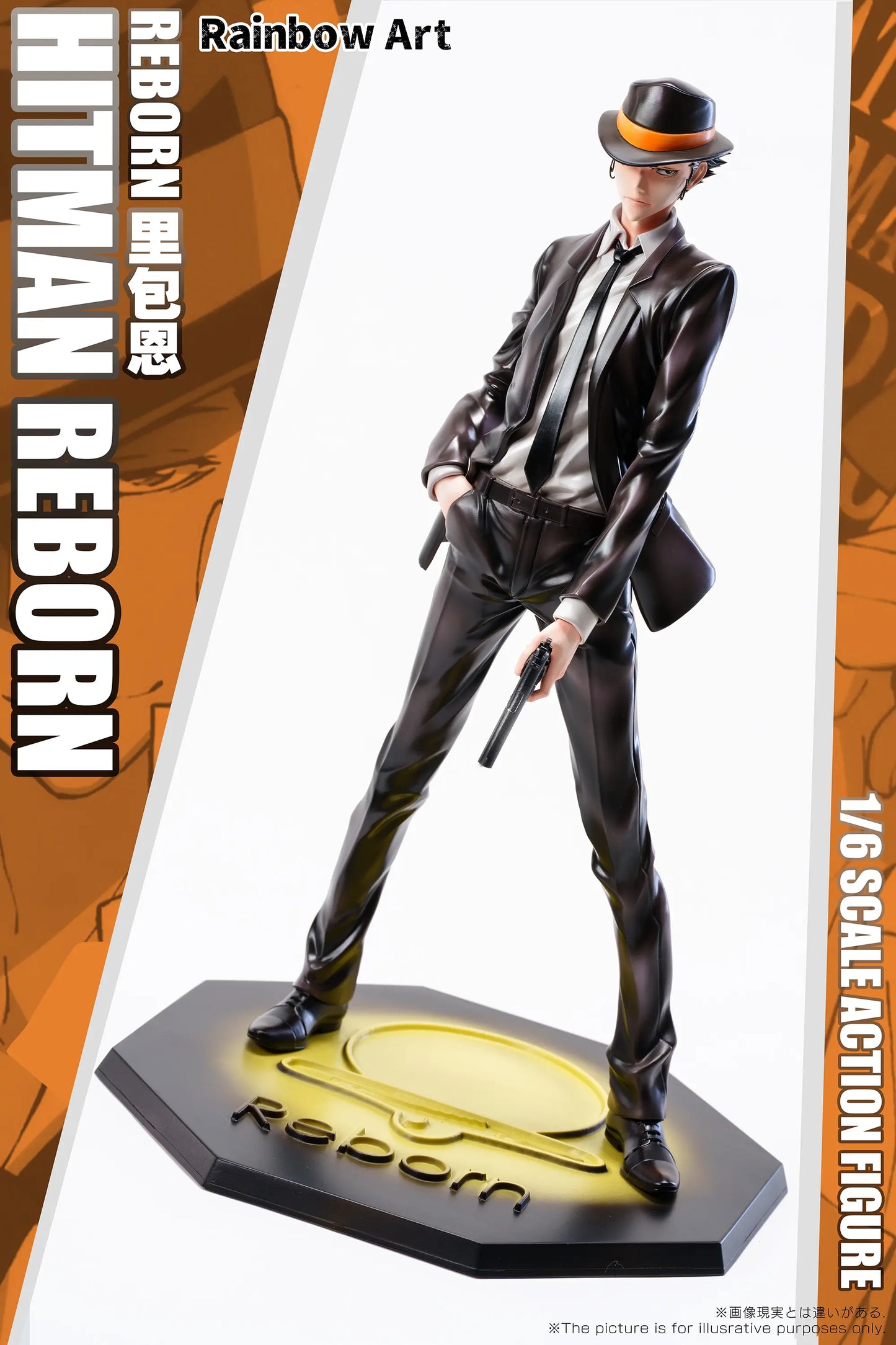 Katekyo Hitman Reborn Rainbow Art Studio Arcobaleno Series Reborn Resin Statue