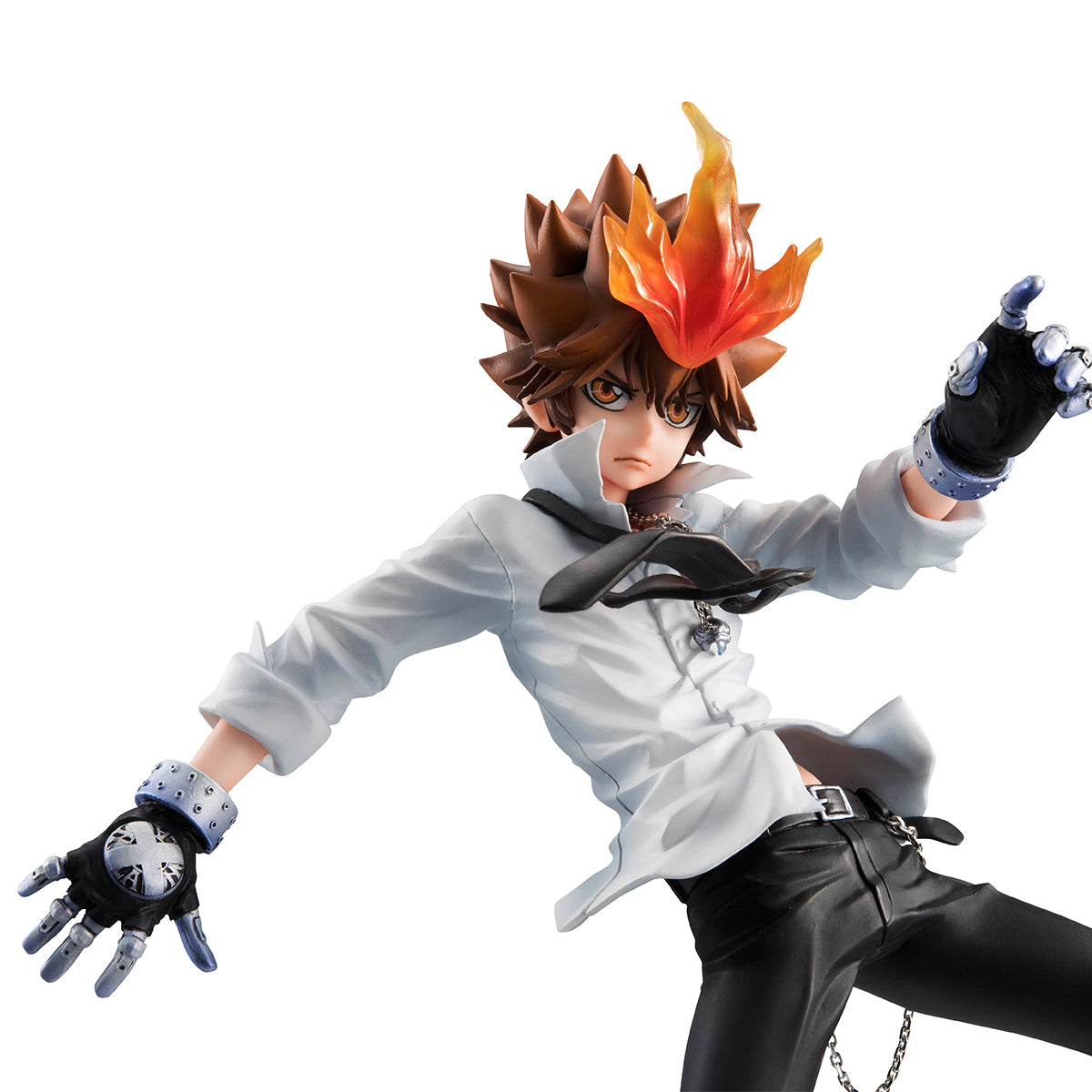 Katekyo Hitman Reborn MegaHouse Tsuna Sawada & Kyoya Hibari Set G.E.M. Licensed PVC Figure