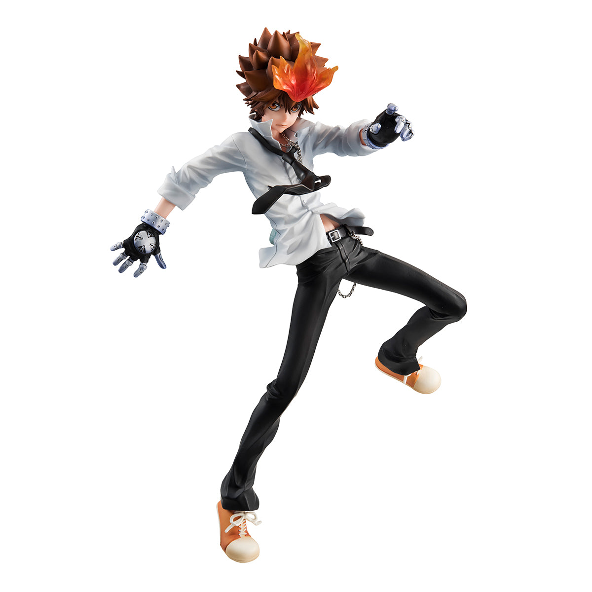 Katekyo Hitman Reborn MegaHouse Tsuna Sawada & Kyoya Hibari Set G.E.M. Licensed PVC Figure