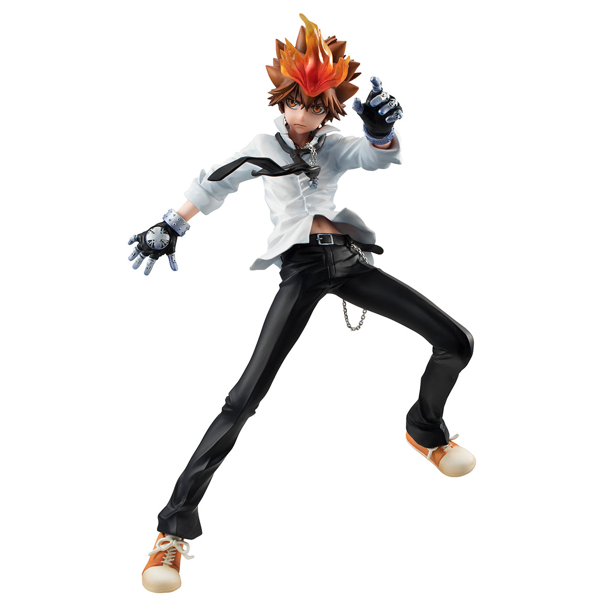 Katekyo Hitman Reborn MegaHouse Tsuna Sawada & Kyoya Hibari Set G.E.M. Licensed PVC Figure