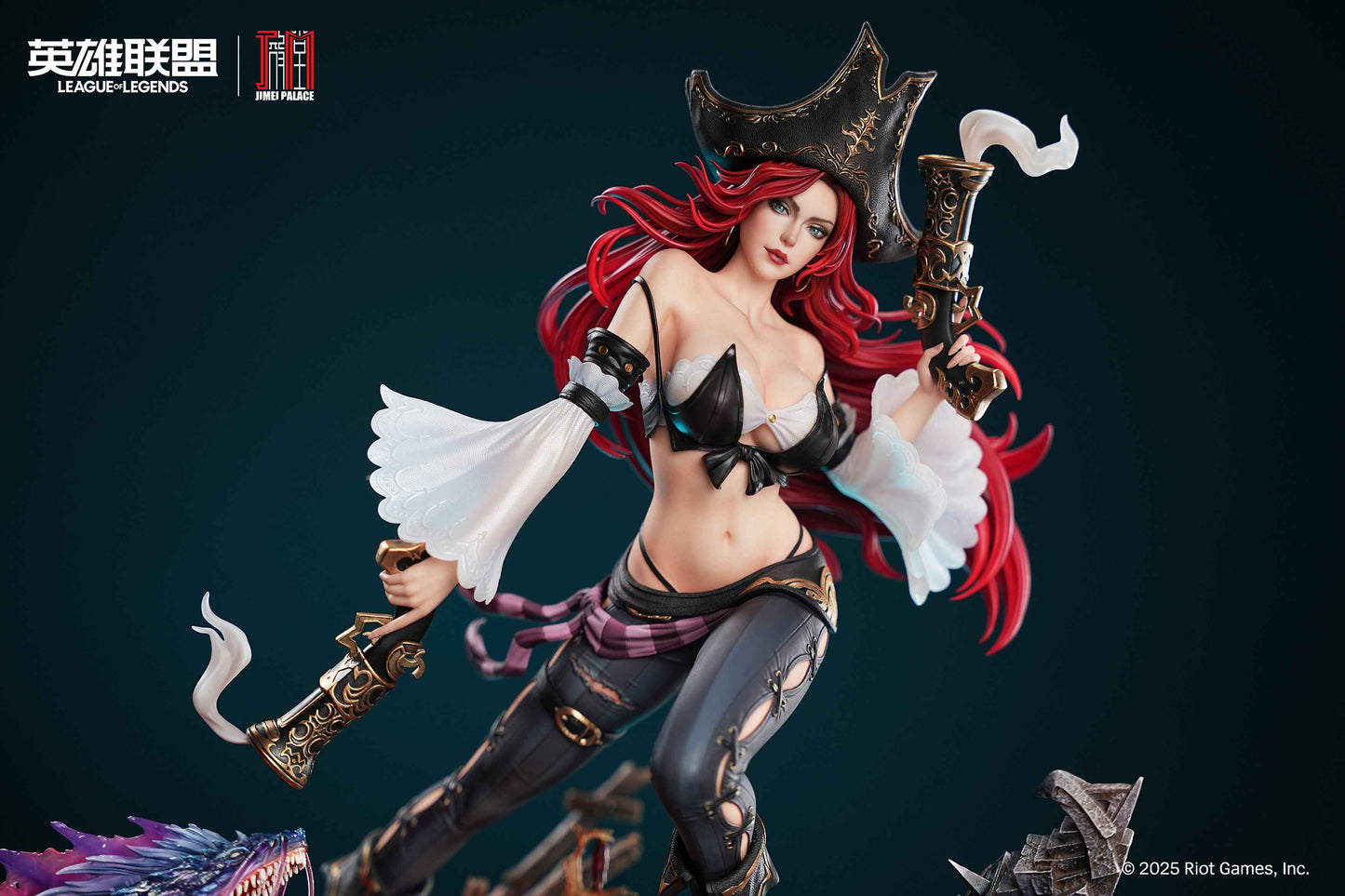 League of Legends Jimei Palace Studio Bounty Hunter Miss Fortune 1/6 Licensed Resin Statue