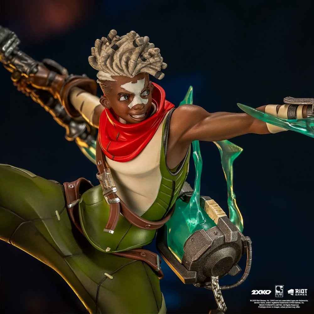 League of Legends PureArts Studio Jinx and Warwick vs Ahri and Ekko 1/10 Licensed Resin Statue