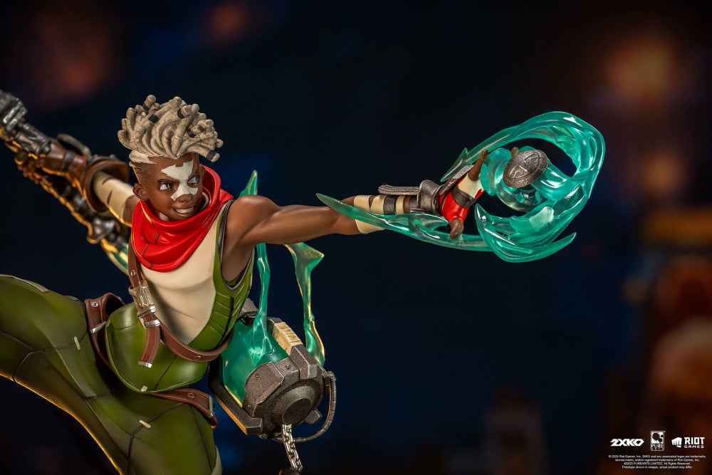 League of Legends PureArts Studio Jinx and Warwick vs Ahri and Ekko 1/10 Licensed Resin Statue