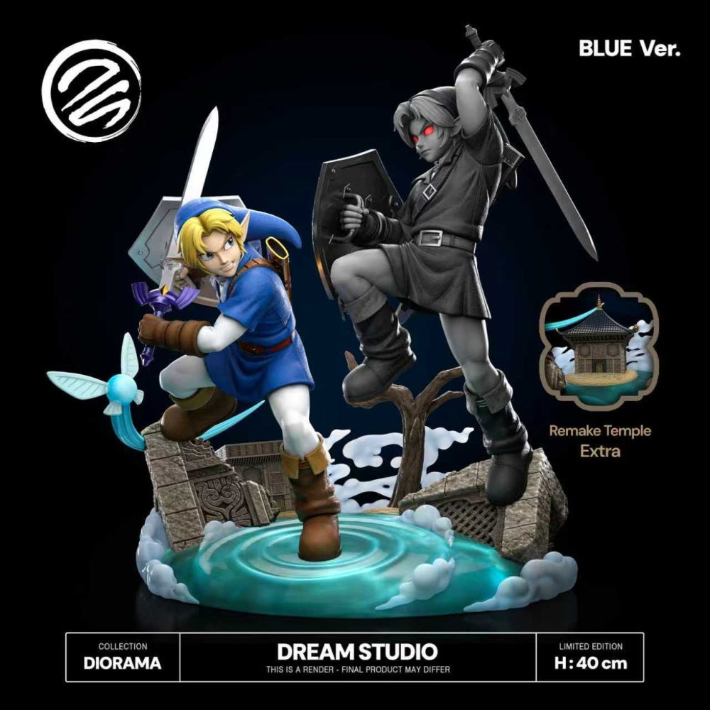 Legends of Zelda Dream Studio Link vs Dark Link 1/6 Resin Statue