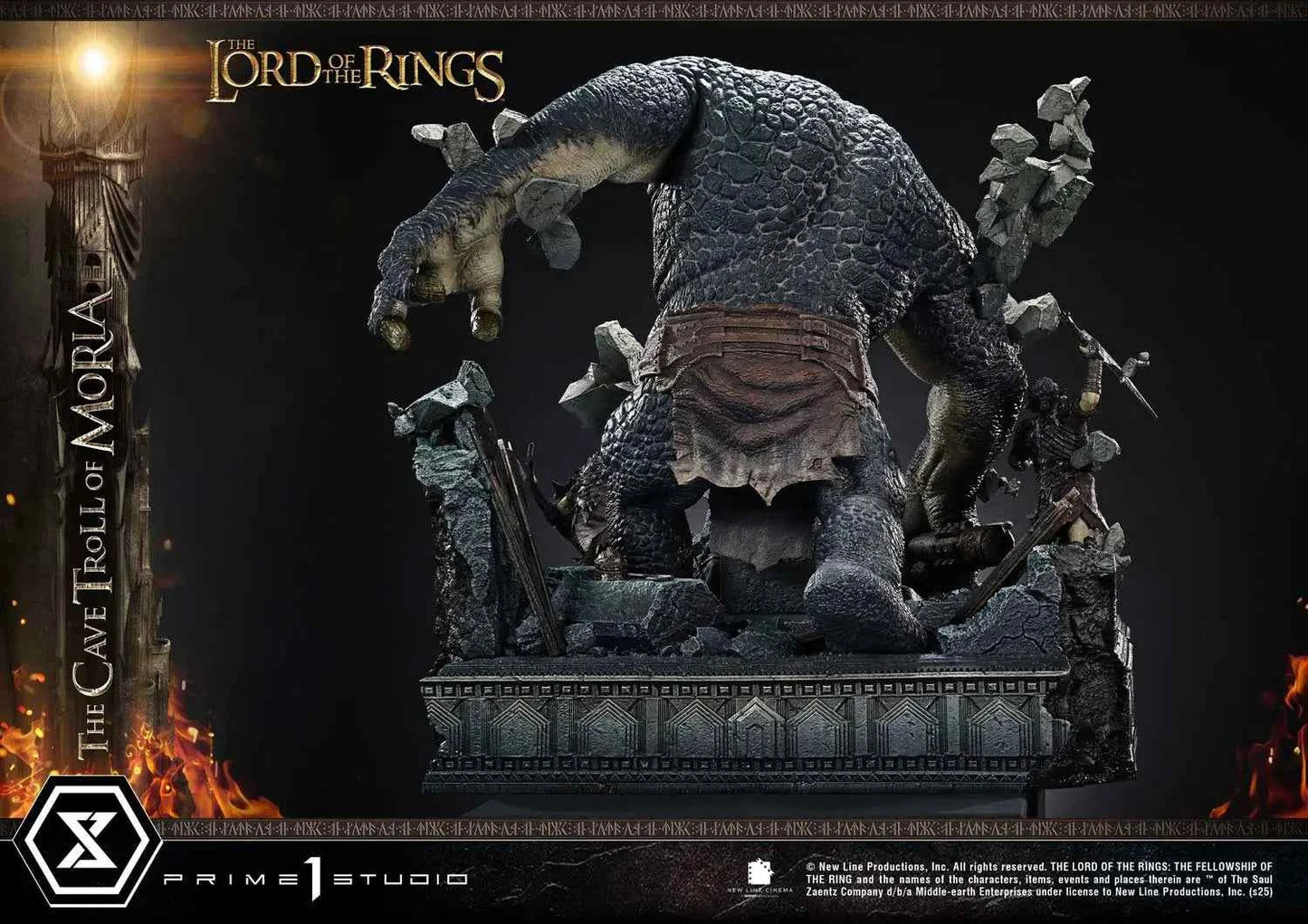 Lord of the Rings Prime 1 Studio The Cave Troll of Moria PMLOTR-13 PMLOTR-13S Licensed Resin Statue