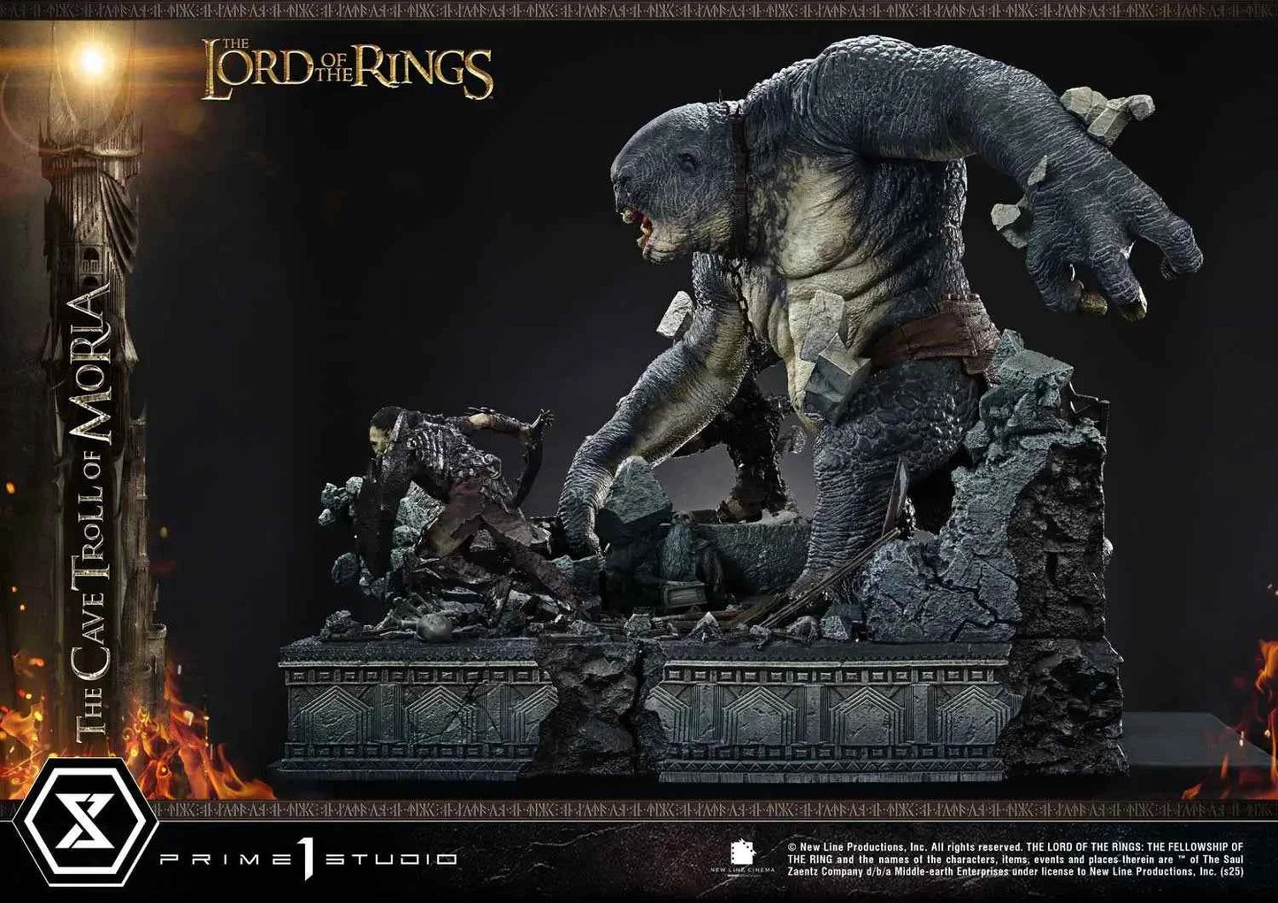 Lord of the Rings Prime 1 Studio The Cave Troll of Moria PMLOTR-13 PMLOTR-13S Licensed Resin Statue
