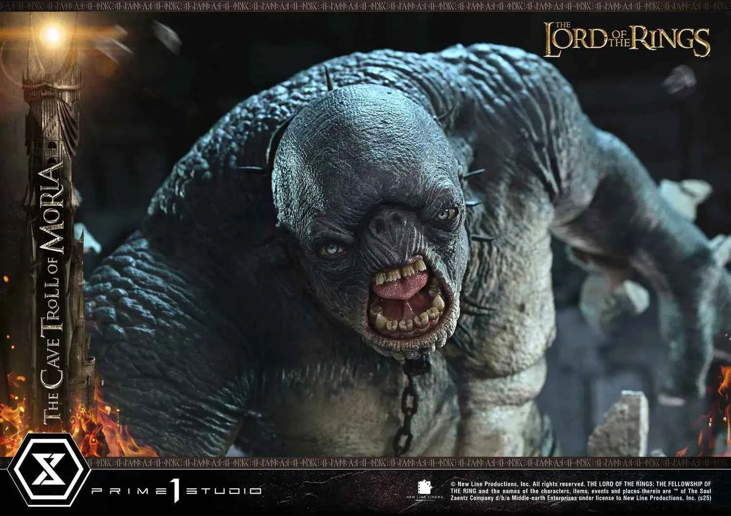 Lord of the Rings Prime 1 Studio The Cave Troll of Moria PMLOTR-13 PMLOTR-13S Licensed Resin Statue