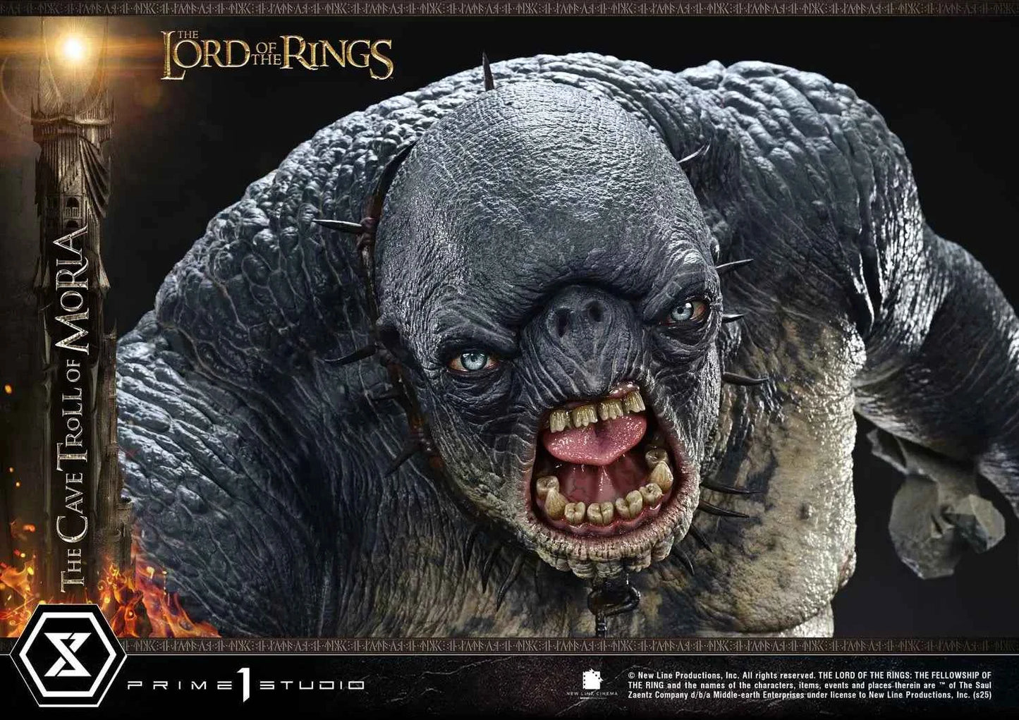 Lord of the Rings Prime 1 Studio The Cave Troll of Moria PMLOTR-13 PMLOTR-13S Licensed Resin Statue