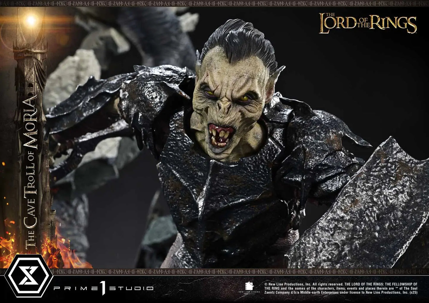 Lord of the Rings Prime 1 Studio The Cave Troll of Moria PMLOTR-13 PMLOTR-13S Licensed Resin Statue