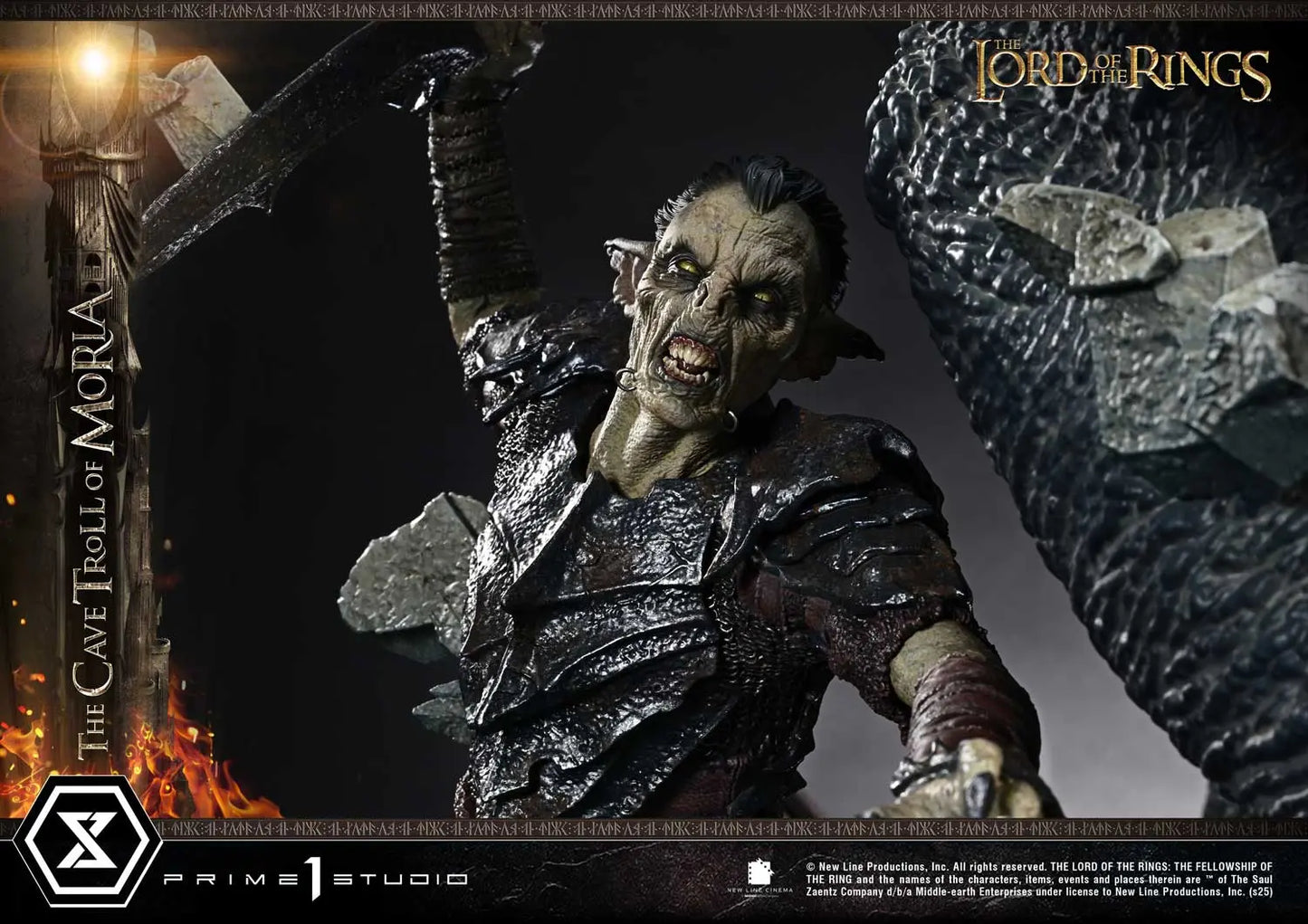 Lord of the Rings Prime 1 Studio The Cave Troll of Moria PMLOTR-13 PMLOTR-13S Licensed Resin Statue