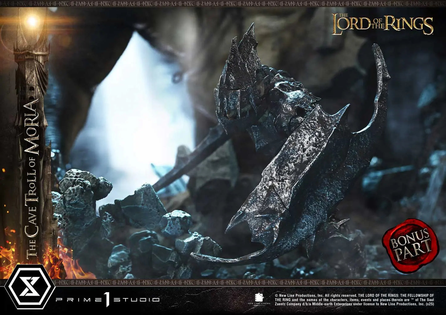 Lord of the Rings Prime 1 Studio The Cave Troll of Moria PMLOTR-13 PMLOTR-13S Licensed Resin Statue