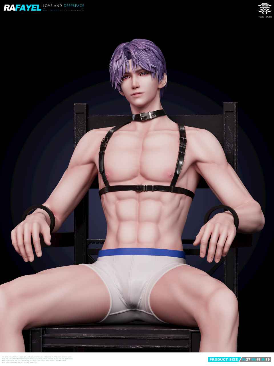 Love and Deepspace Yun Gu Studio Poseidon Rafayel 1/6 Resin Statue