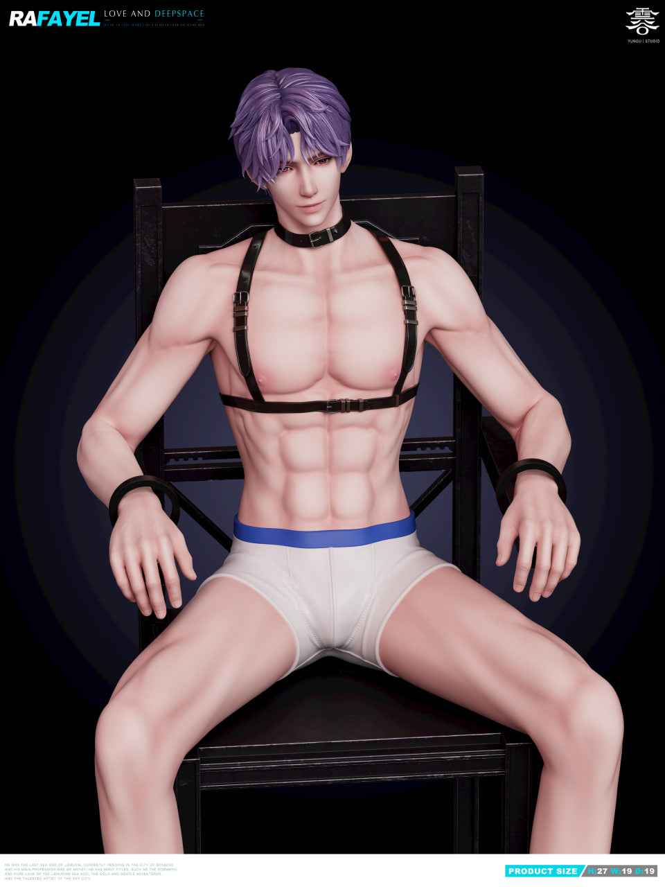 Love and Deepspace Yun Gu Studio Poseidon Rafayel 1/6 Resin Statue