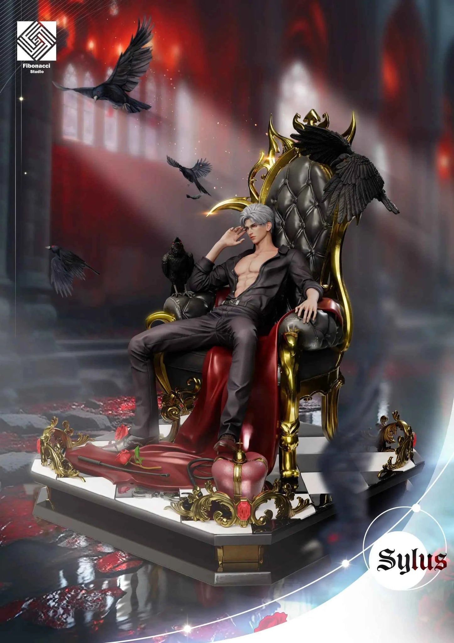 Love and Deepspace Fibonacci Studio Bespoke Otome Series Sylus 1/4 Resin Statue