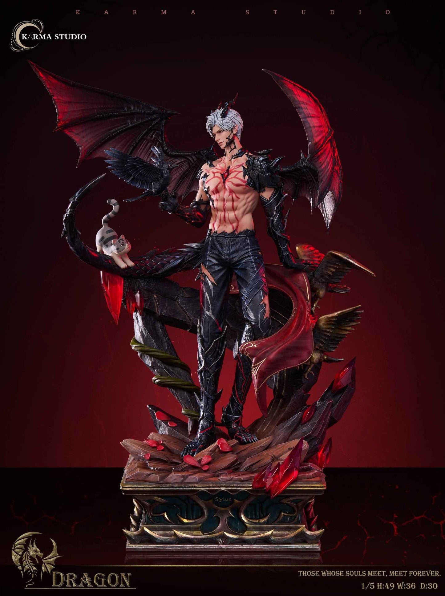 Love and Deepspace KARMA studio Otome private statue Dragon Sylus Resin Statue