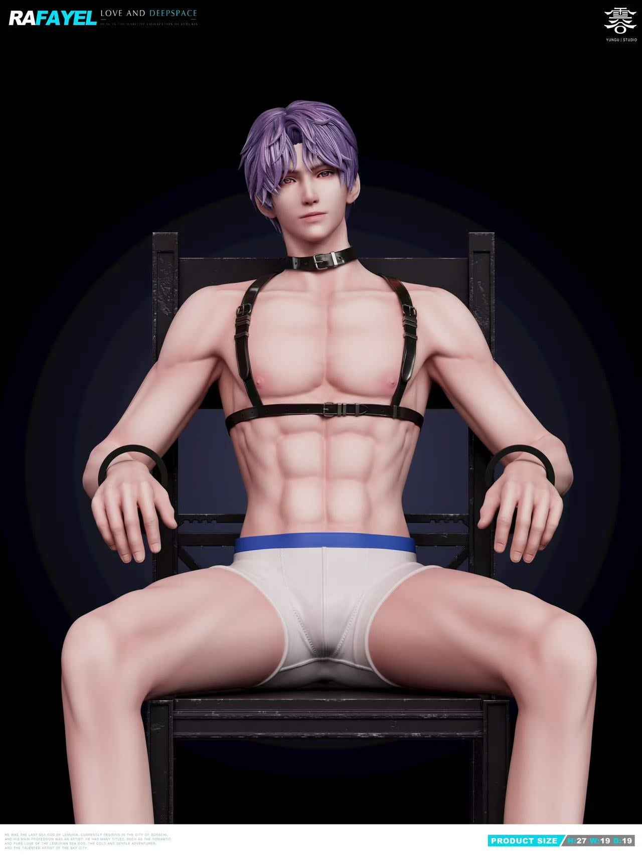 Love and Deepspace Yun Gu Studio Poseidon Rafayel 1/6 Resin Statue