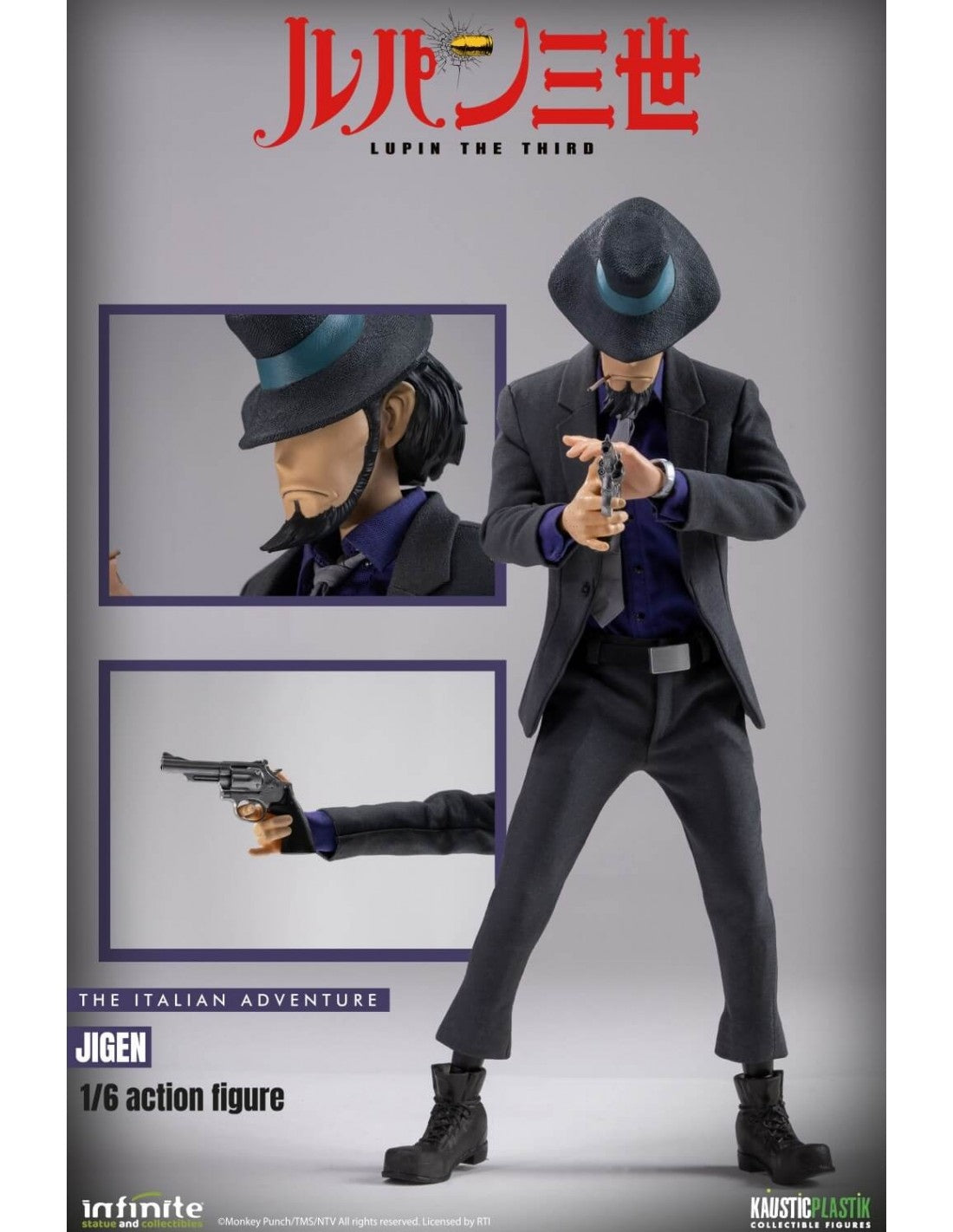 Lupin the Third Infinite Statue Daisuke Jigen Licensed Action Figure