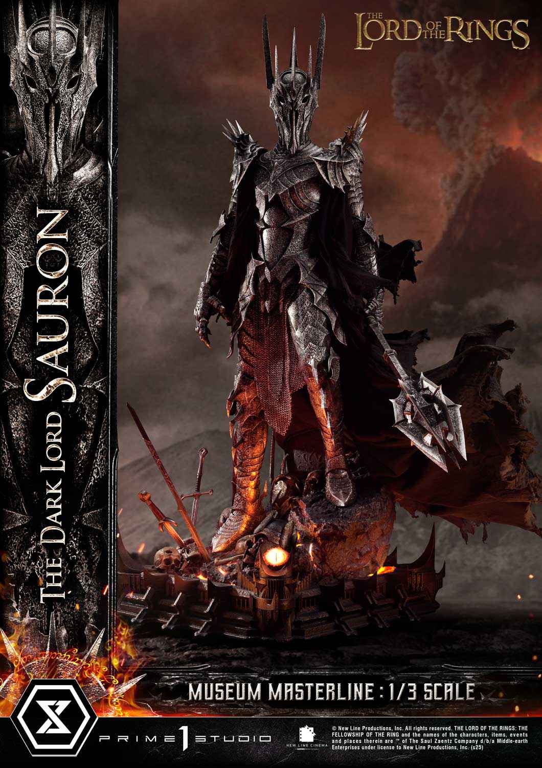 Lord of the Rings ~ Prime 1 Studio ~ The Dark Lord Sauron MMLOTR-01 MMLOTR-01S ~ Licensed Resin Statue - Santoryu Resins Collectors