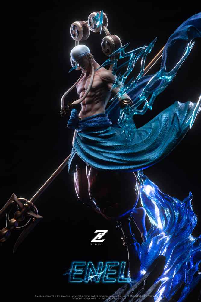 One Piece ~ HZ Studio ~ Enel "Eneru God of Skypiea" ~ Resin Statue - Santoryu Resins Collectors