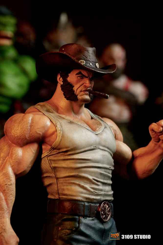 Marvel 3109 Studio Wolverine Logan 1/4 Resin Statue