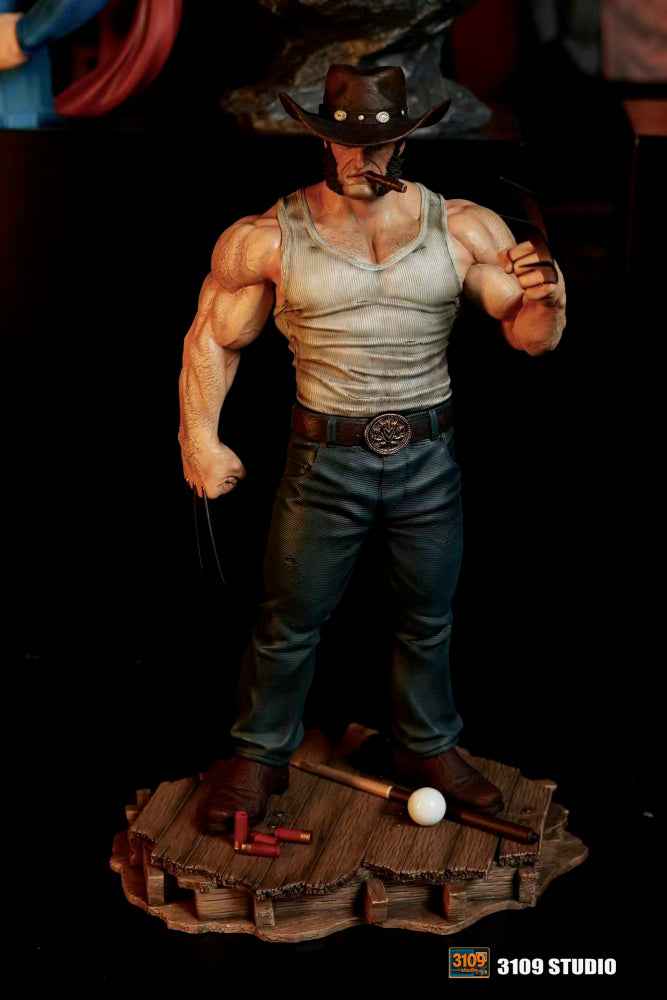 Marvel 3109 Studio Wolverine Logan 1/4 Resin Statue