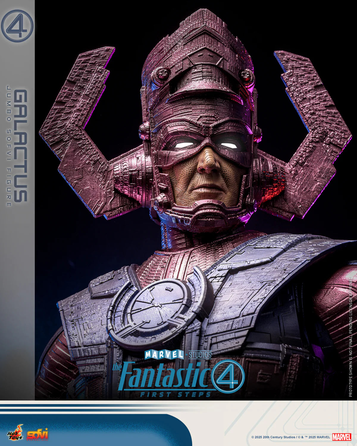Marvel Hot Toys The Fantastic Four: First Steps Galactus Jumbo Sofvi Figure SMS001J Licensed Action Figure