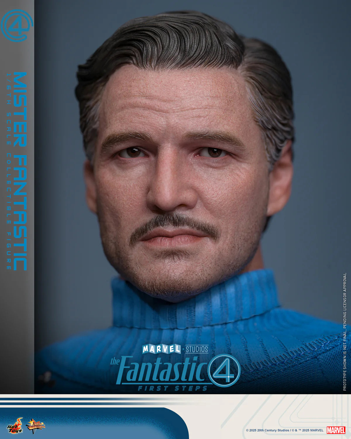 Marvel Hot Toys The Fantastic Four: First Steps Mr. Fantastic (Special Edition) MMS821B Licensed Action Figure