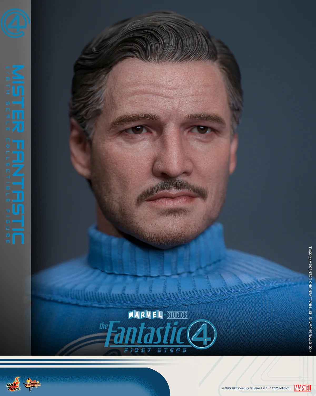 Marvel Hot Toys The Fantastic Four: First Steps Mr. Fantastic (Special Edition) MMS821B Licensed Action Figure